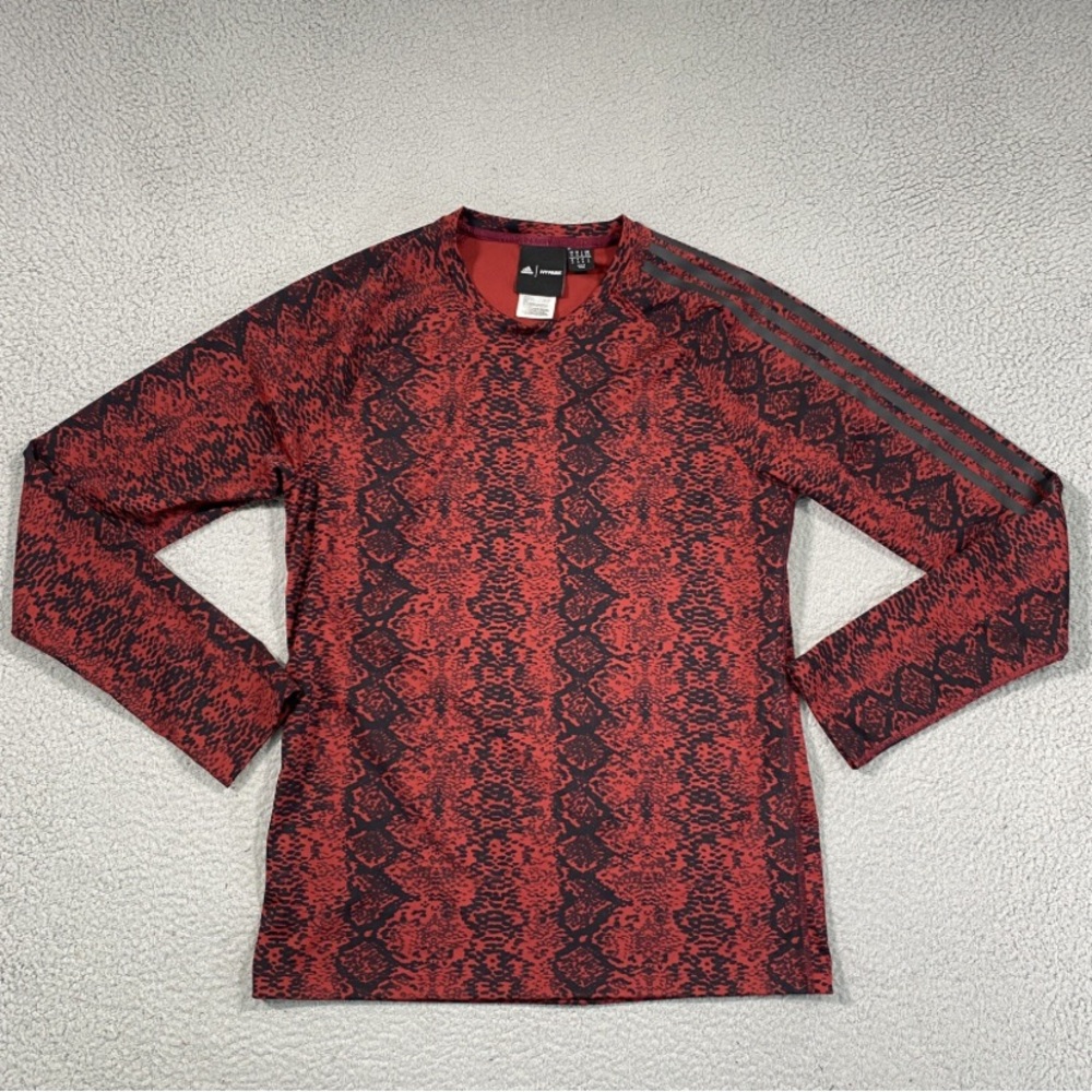 Ivy Park adidas Red and Black Long Sleeve Tee